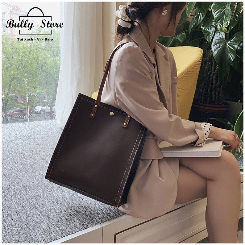 Túi tote da đựng vừa sách A4