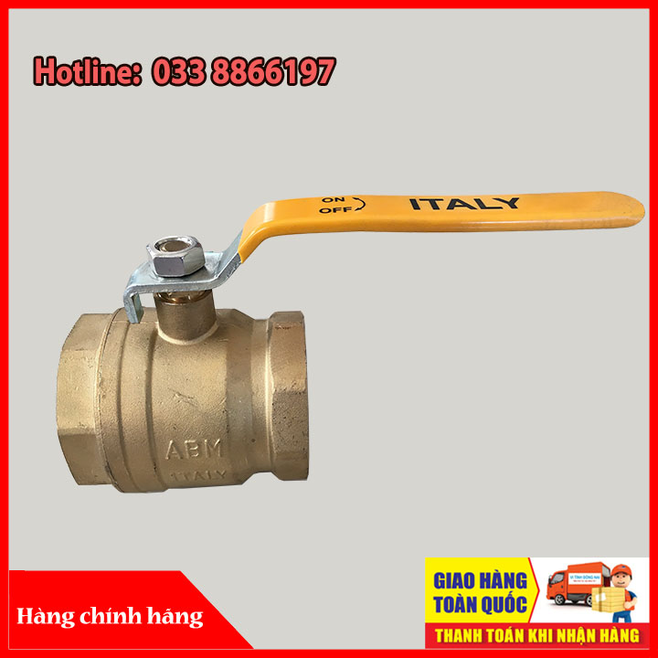 Van bi đồng tay gạt ITALY phi 60