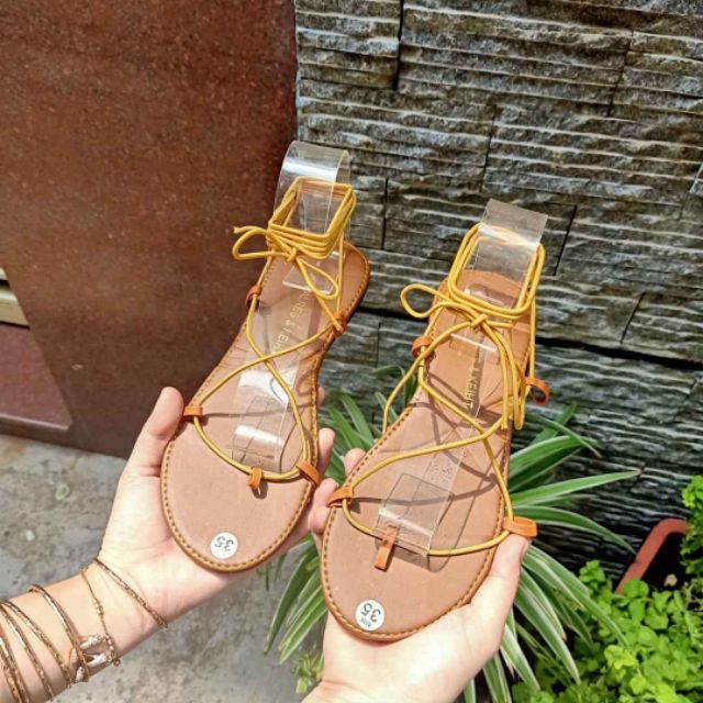 [HCM]Sandal thắt dây bản ngang