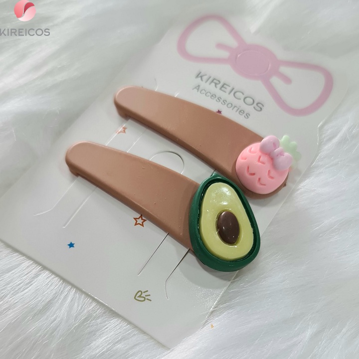 [HCM]Set 2 Kẹp Mái Nhựa Nhám Cho Bé