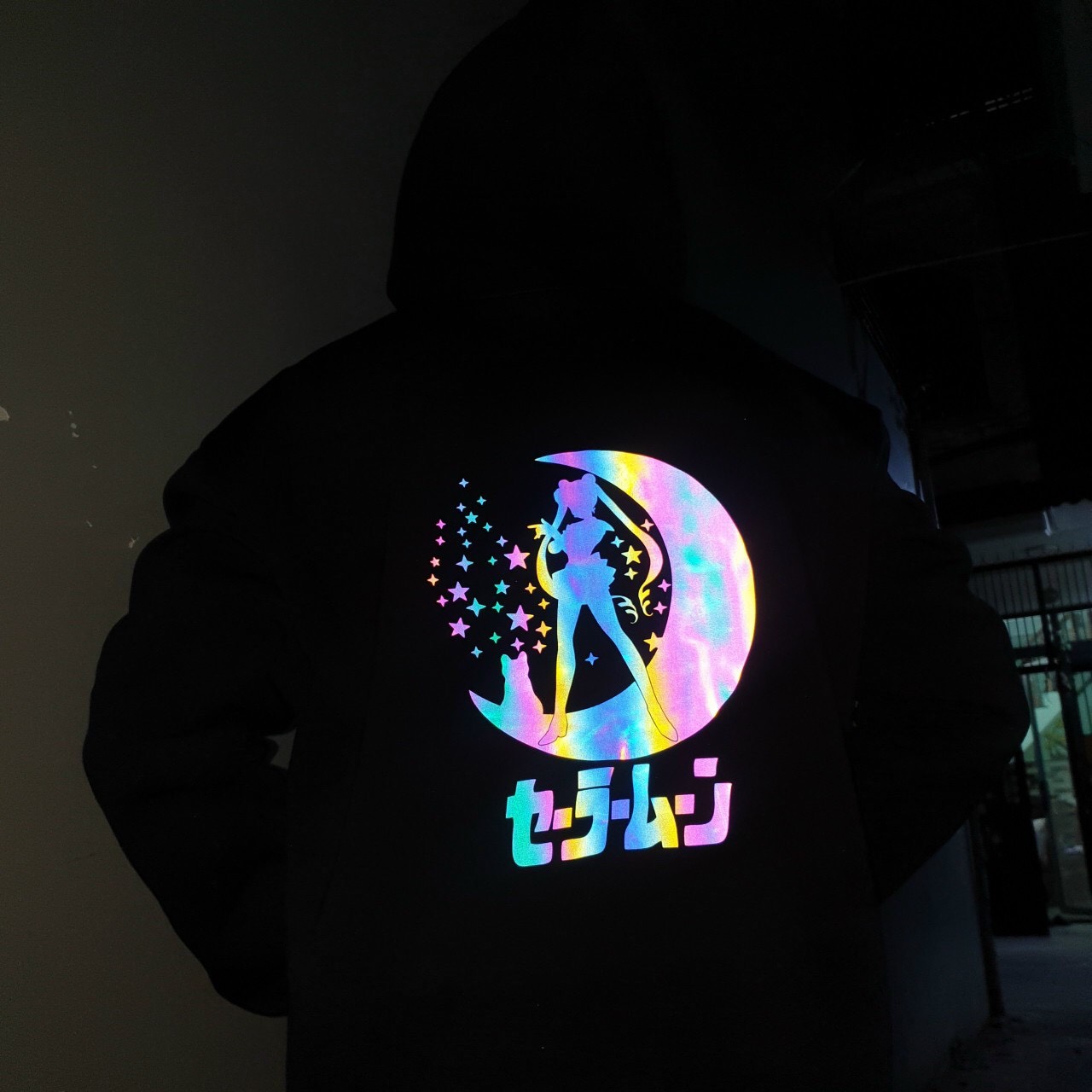 (Giá Sốc) Áo Hoodie Nam Nữ, Áo Ấm Chất Nỉ Bông Họa Tiết Phản Quang Phát Sáng Trong Đêm