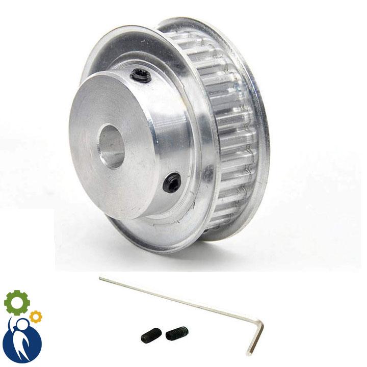 Buly, Puly, Pulley XL Trục 10mm - 30 Răng, sử dụng với dây đai XL