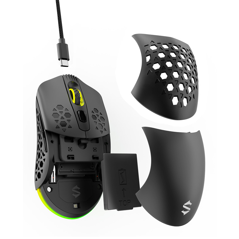 BLACK SHARK BS-M1 3325 wireless dual-mode RGB gaming mouse