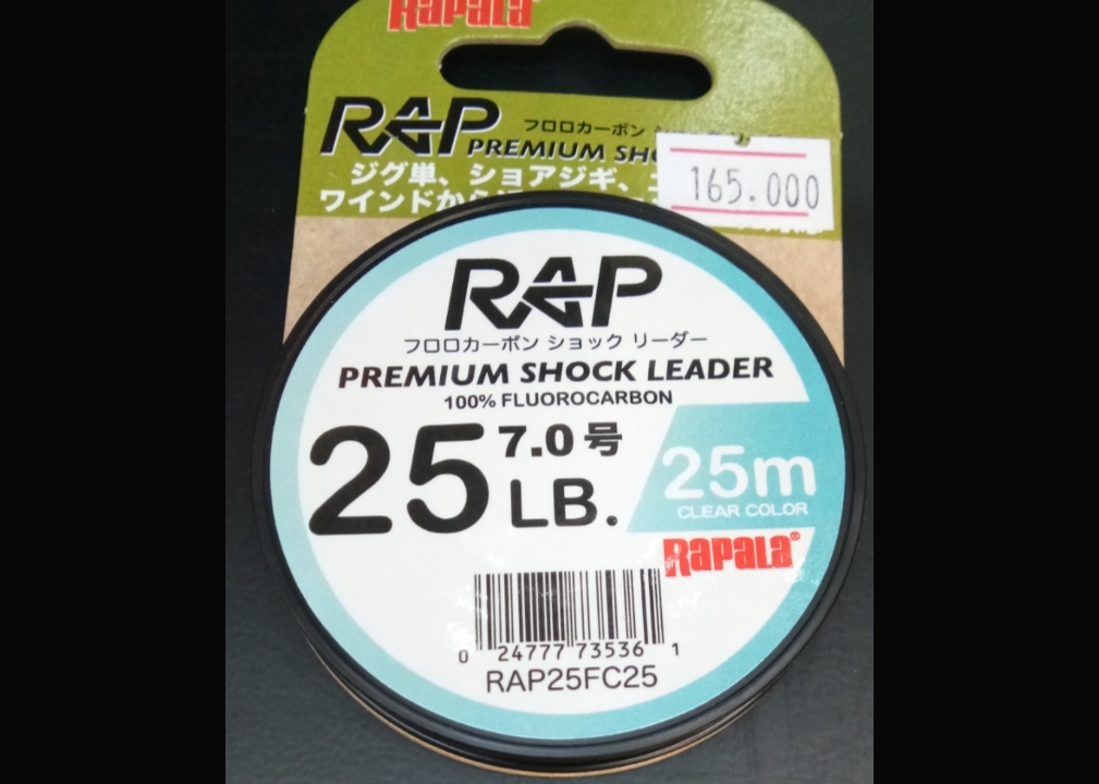 Dây RAPALA PREMIUM SHOCK LEADER 25m