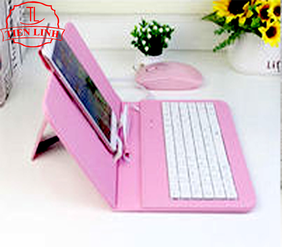 Keyboard leather case combo + Mouse + mouse pad + Type C adapter for 4 to 7 inch Android OS wired type