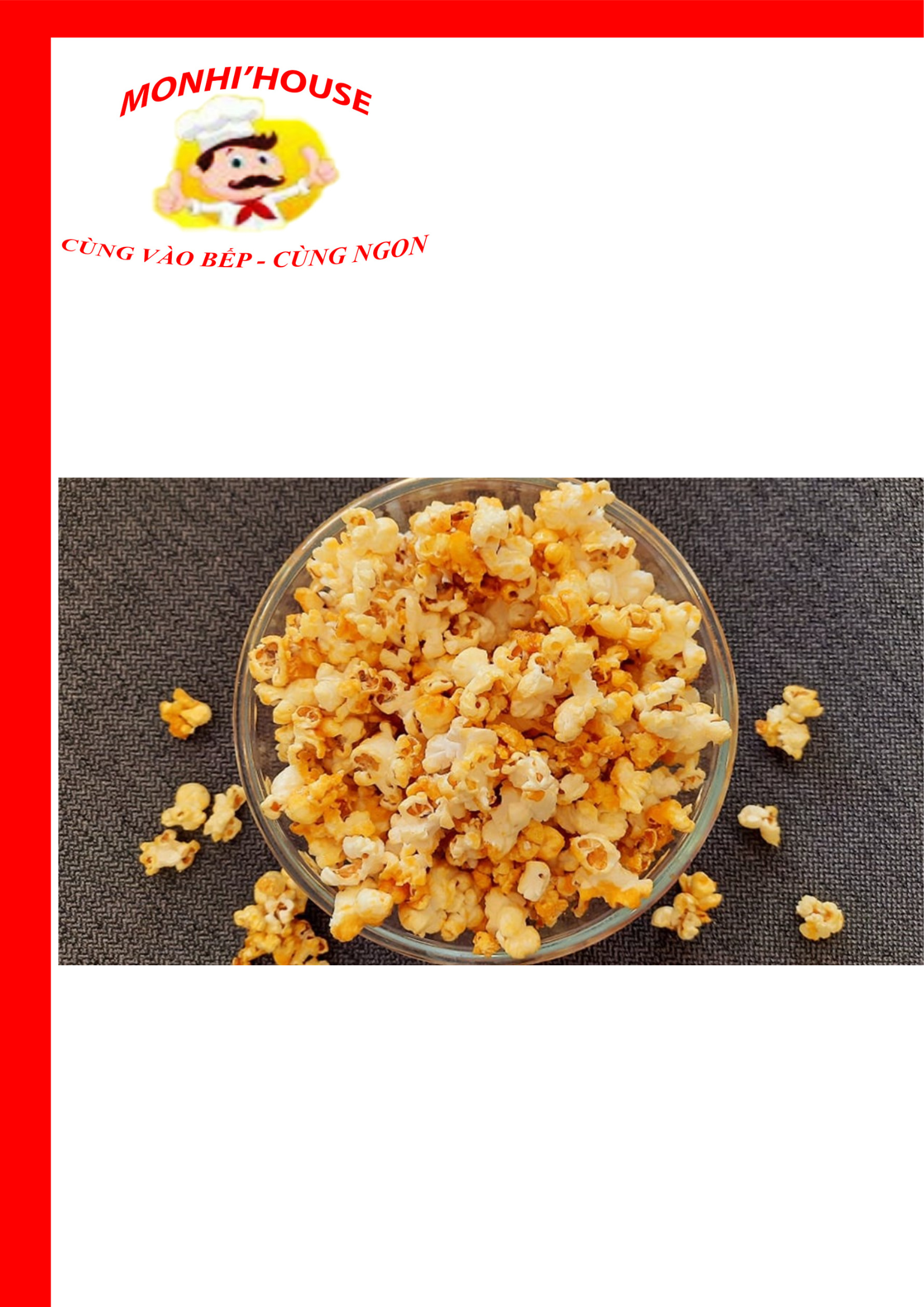 500g Bơ thơm ( bơ thực vật) làm bắp rang bơ