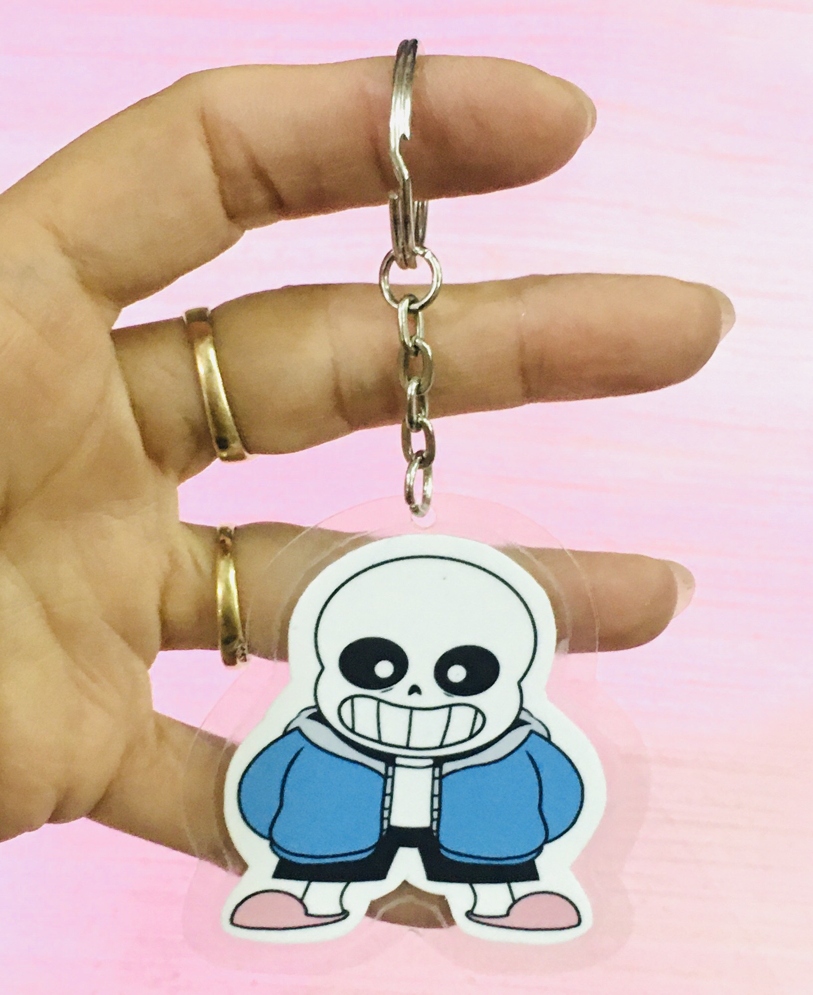 Set 3-5 Móc khóa cắt tỉa Sans Undertale khác nhau