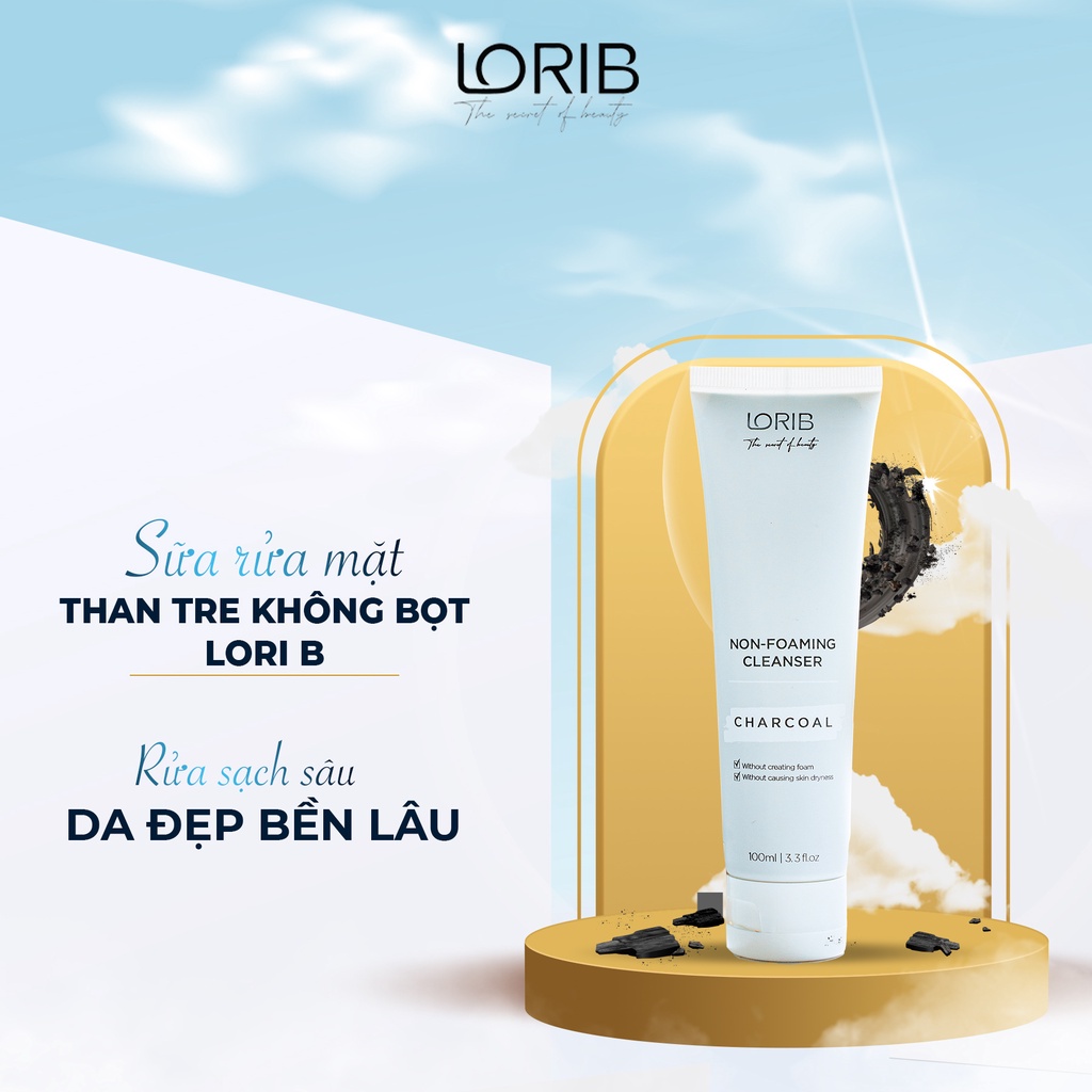 [HCM]Sữa rửa mặt than tre Lori B