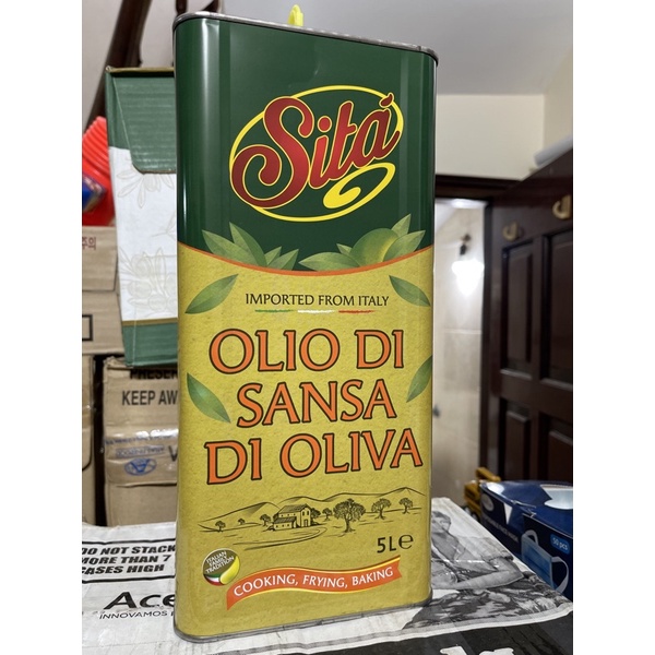 Dầu oliu nguyên chất Sita nhập khẩu Ý 5Lit - sita pomace 5lit TPTD-437