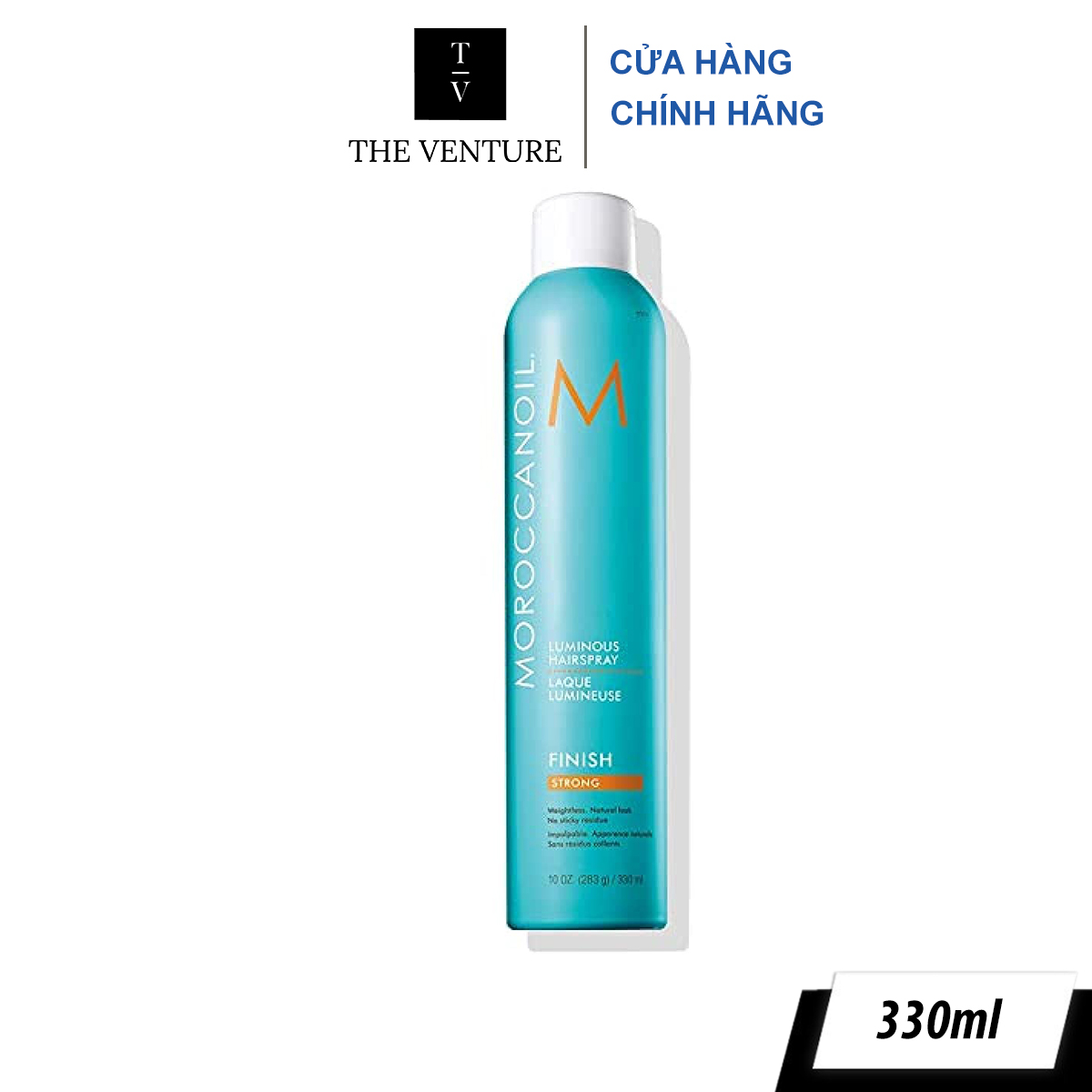 Gôm Xịt Giữ Nếp Tóc Moroccanoil Finish Strong Luminous Chính Hãng