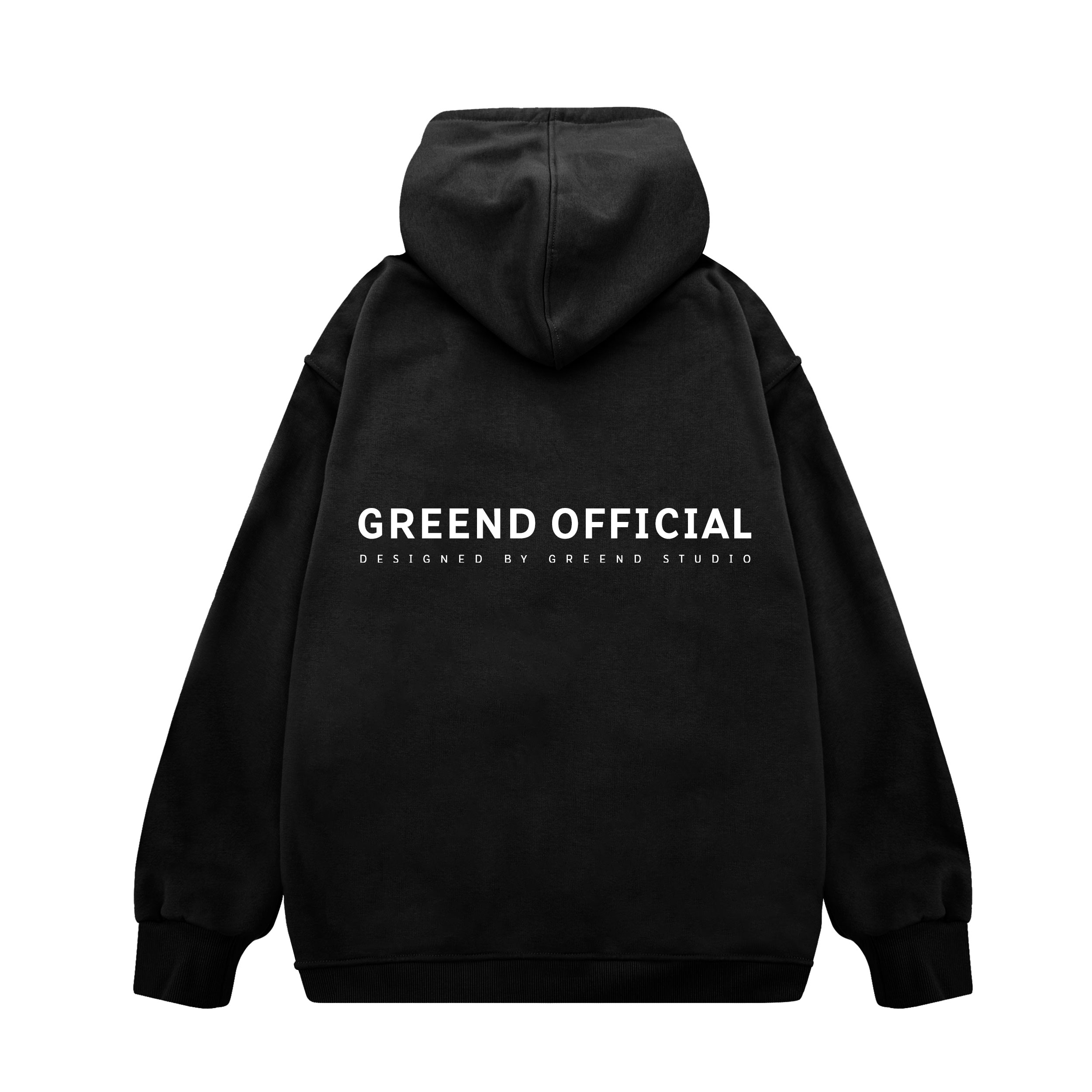 Hoodie Nỉ Bông Unisex Basic TyPo Greend Design 2021 HD03