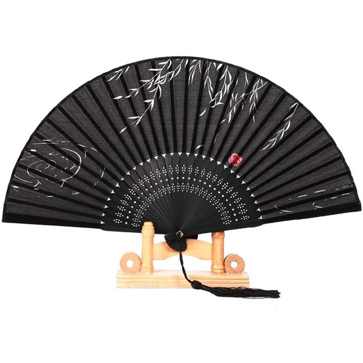 Quạt Cổ Trang Dây Tuyến - Miêu Quán