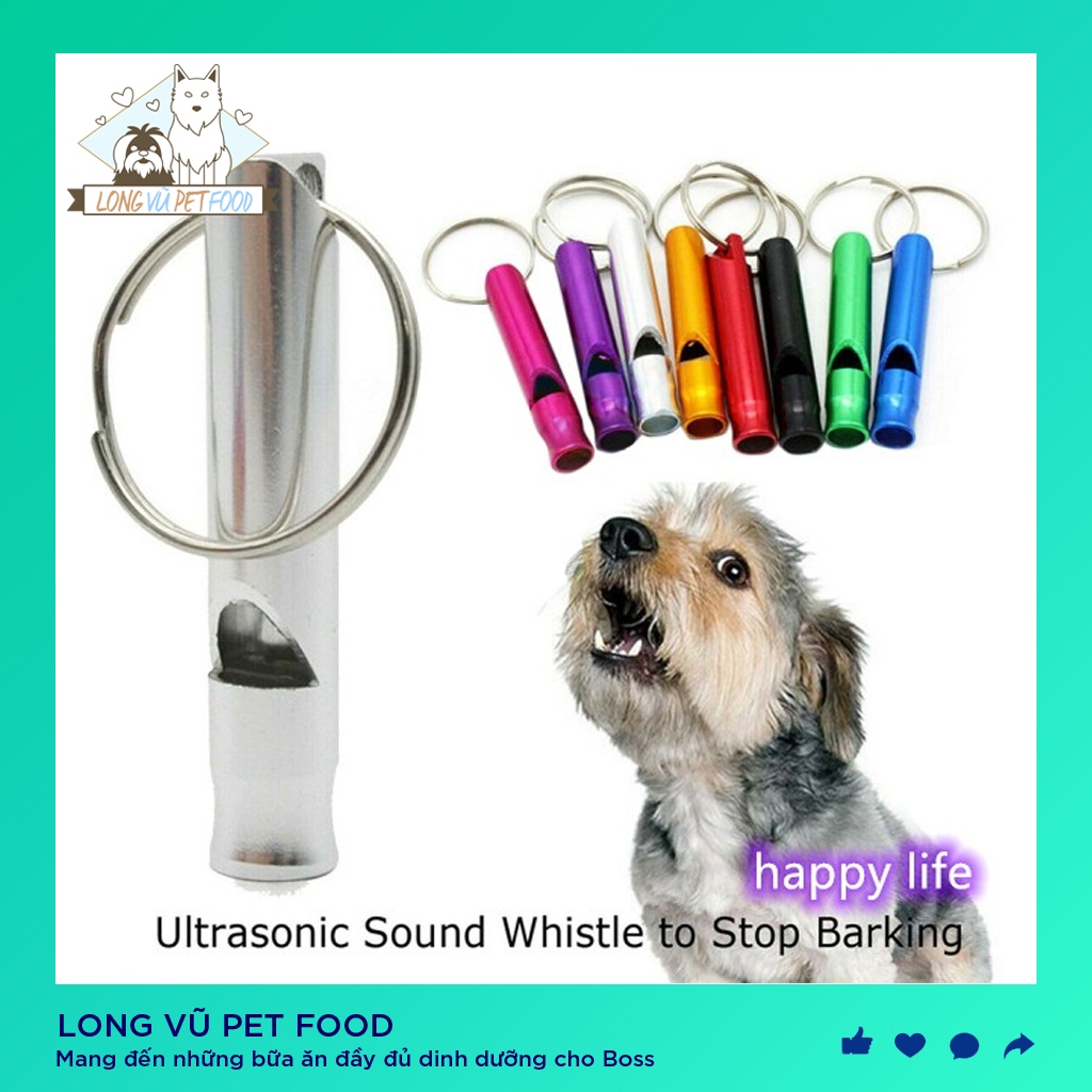 Còi huấn luyện chó mèo - còi gọi chó mèo - Long Vũ Pet Food
