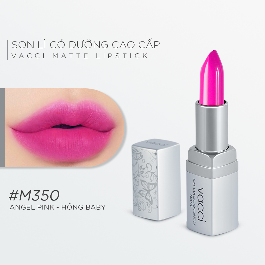 Son lì VACCI -  dưỡng môi cao cấp Vacci Matte Lipstick - Son cả thế giới