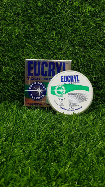 Bột tẩy trắng răng Eucryl 50g