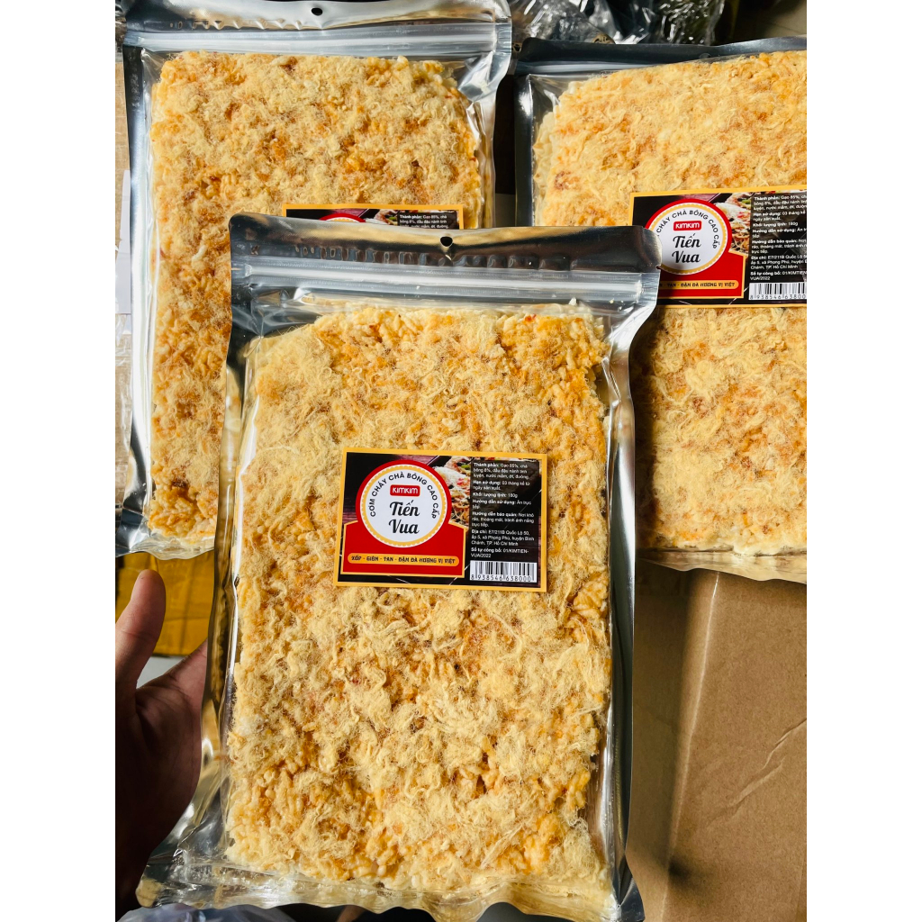 180g- Cơm cháy Tiến Vua (giòn rụm, chà bông)