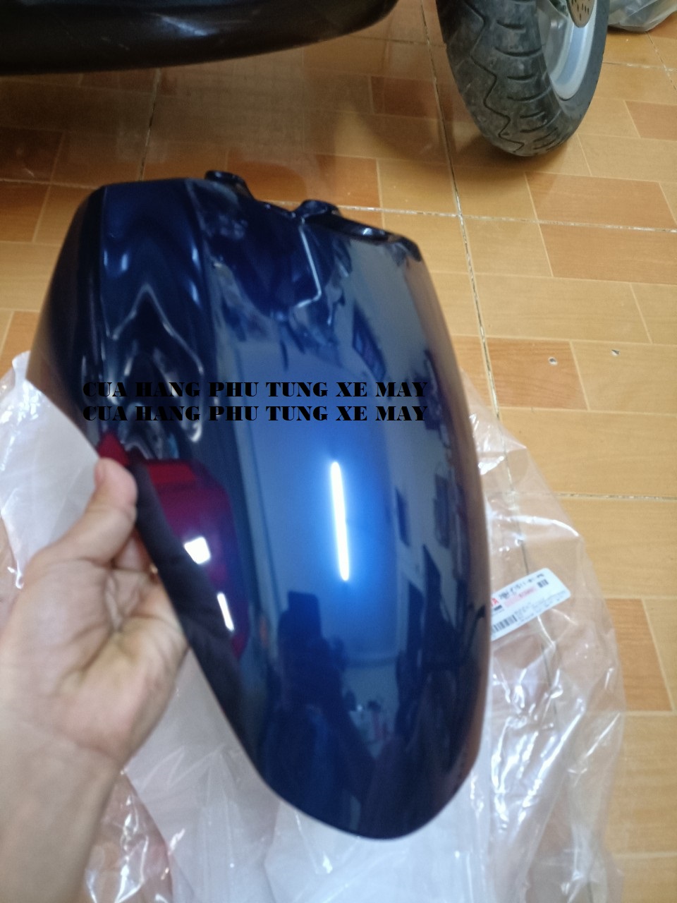 Dè trước xe nozza grande 2014 - 2018 màu xanh