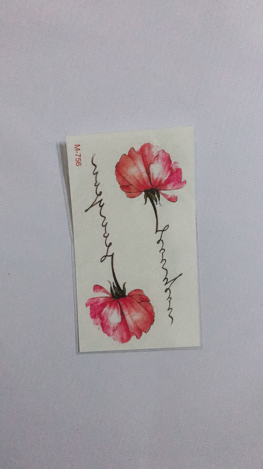 [HCM]Combo 6 tấm hình xăm dán tattoo hoa màu10x6cm  (Mua 2 combo tặng 2 tấm đồng size)
