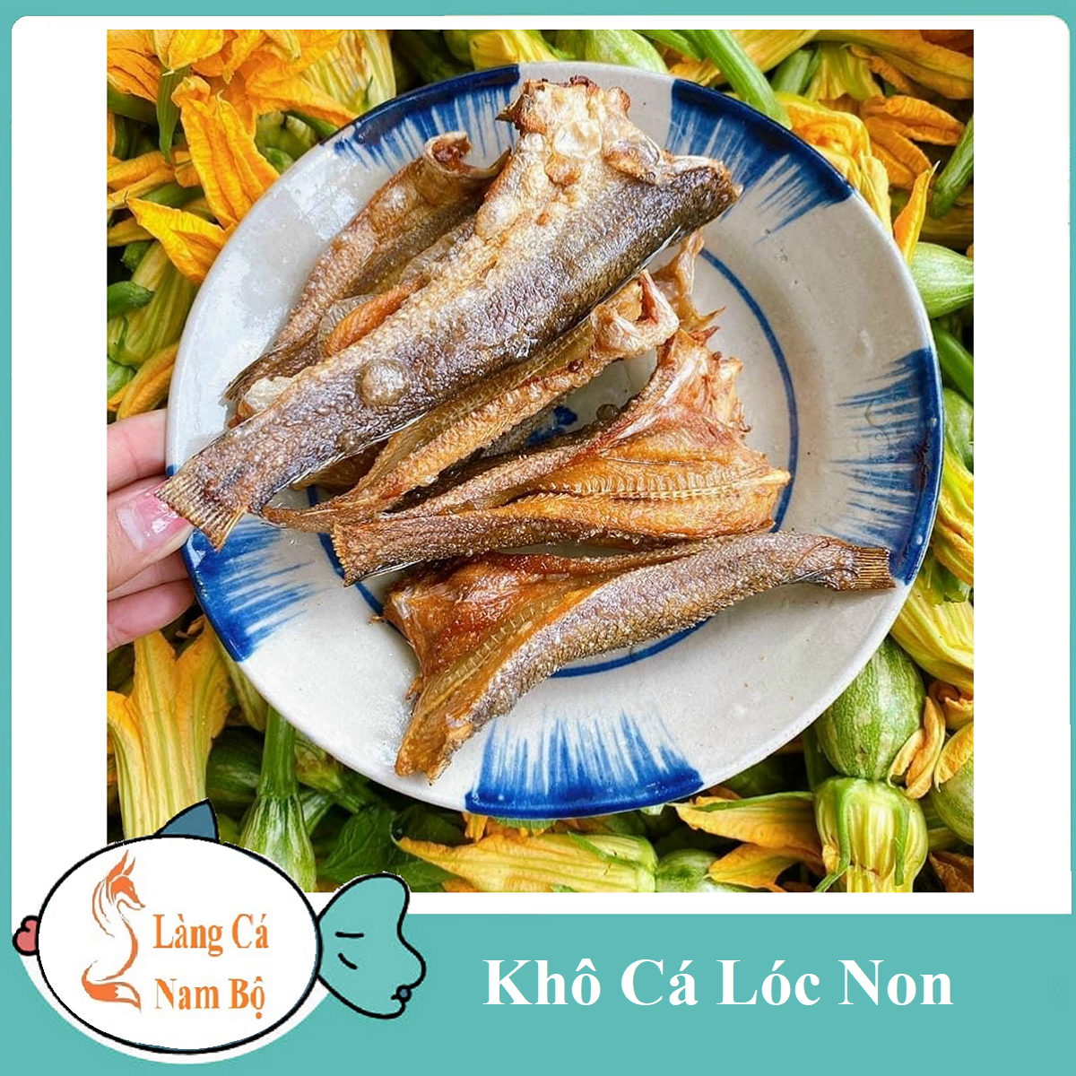 Khô cá lóc baby - làng cá nam bộ- khô cá lóc cửng thiên nhiên miền tây