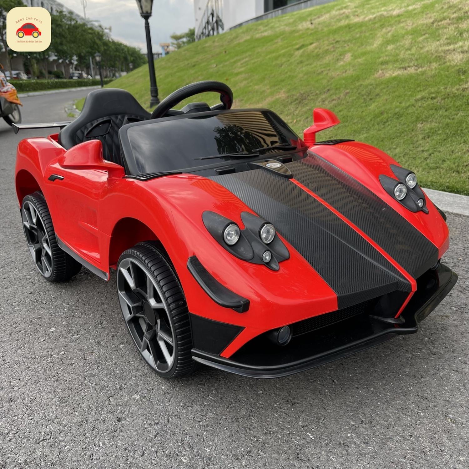 Xe ô tô điện trẻ em Pagani BDQ 1589, có nhún cực vip