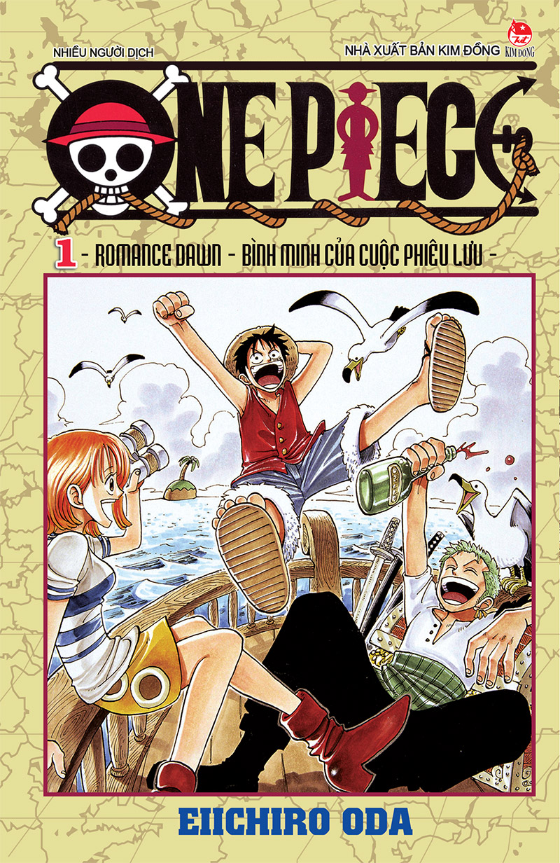 Kim Đồng - One Piece - Tập 1 (bìa rời)