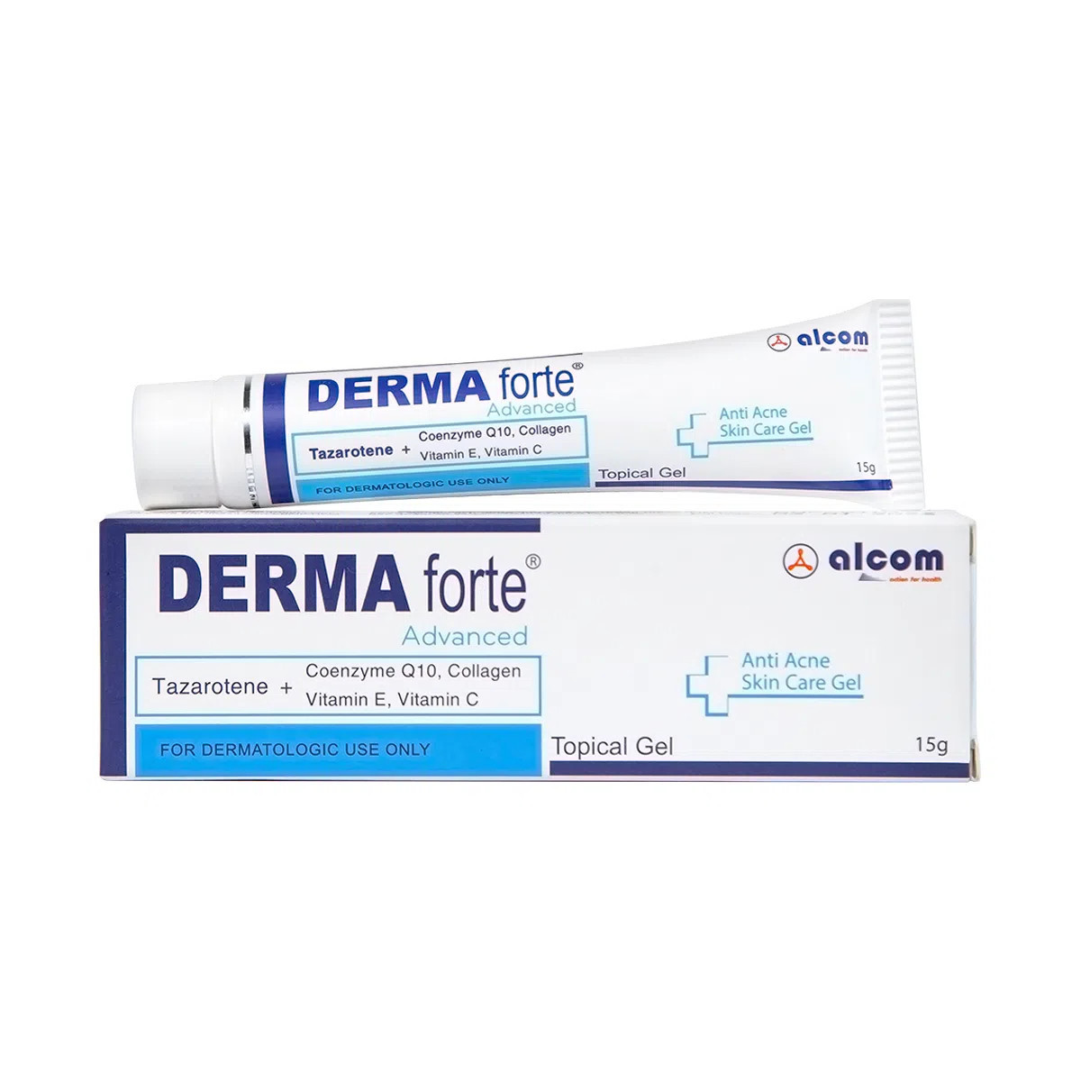 Gel Mụn Thâm Derma Forte Alcom (Tuýp/15gr)