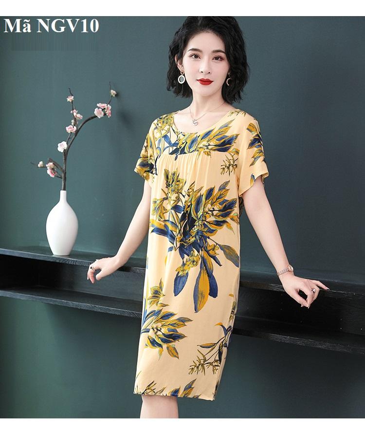 Váy đầm mạc cho người trung niên NGV10