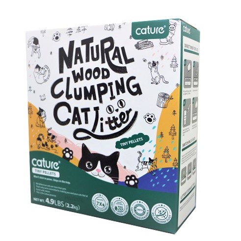 [CHÍNH HÃNG] CÁT GỖ CATURE CHO MÈO - TINY PELLETS - 2.2KG