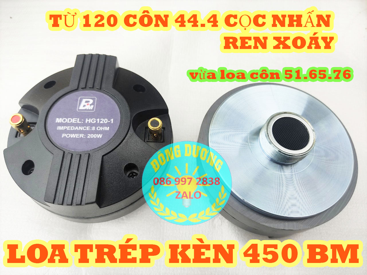 LOA TREBLE 450 BM NHẬP KHẨU REN XOÁY - GIÁ 1 CHIẾC - CỦ TRÉP 450