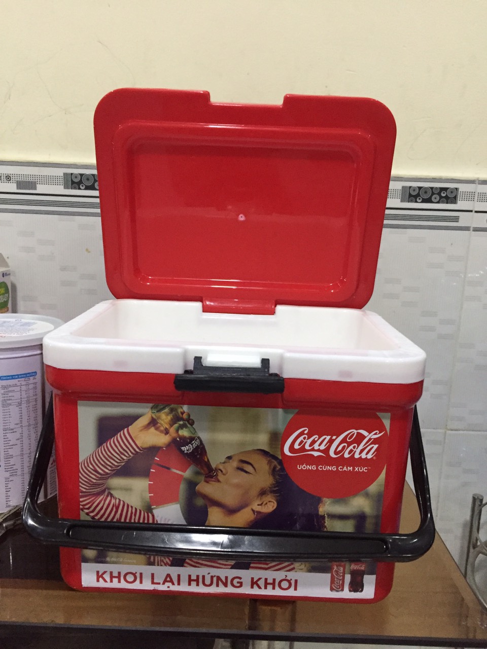 THÙNG ĐỰNG ĐÁ VUÔNG 12L CAO CẤP. THÙNG ĐỰNG ĐÁ