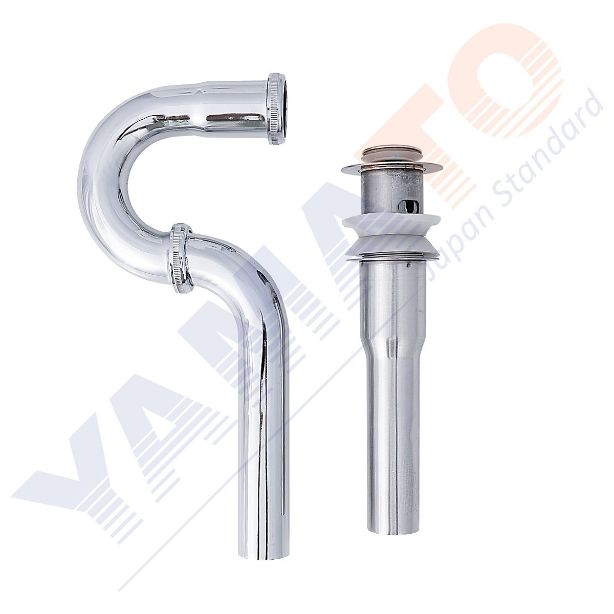 Bộ xả, bộ xi phông Inox dùng cho lavabo sứ