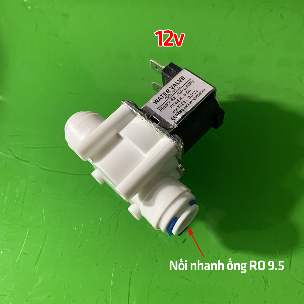 Van nước điện từ RO 12v ống 10mm 6.5mm
