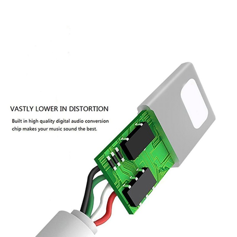 Cáp Chuyển Đổi Từ Cổng Lightning Ra Chân 3.5mm Cho iPhone Xs