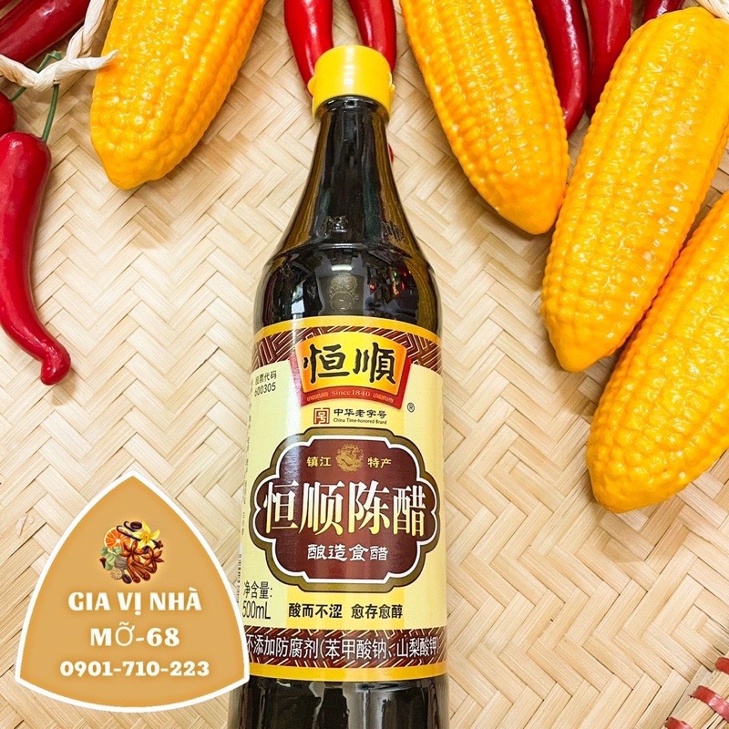 GIẤM ĐEN (GIẤM TRẦN)500ML