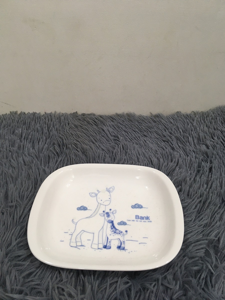 DĨA CHỮ NHẬT 20 CM - GỐM SỨ VIỆT