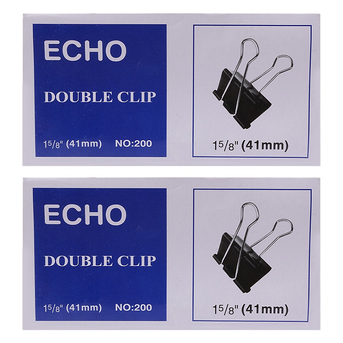 Hộp Kẹp Bướm ECHO Double Clip 41mm
