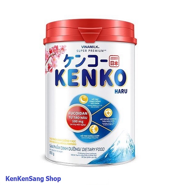 Sữa bột Vinamilk Kenko Haru Hộp 850g (dành cho người lớn tuổi)