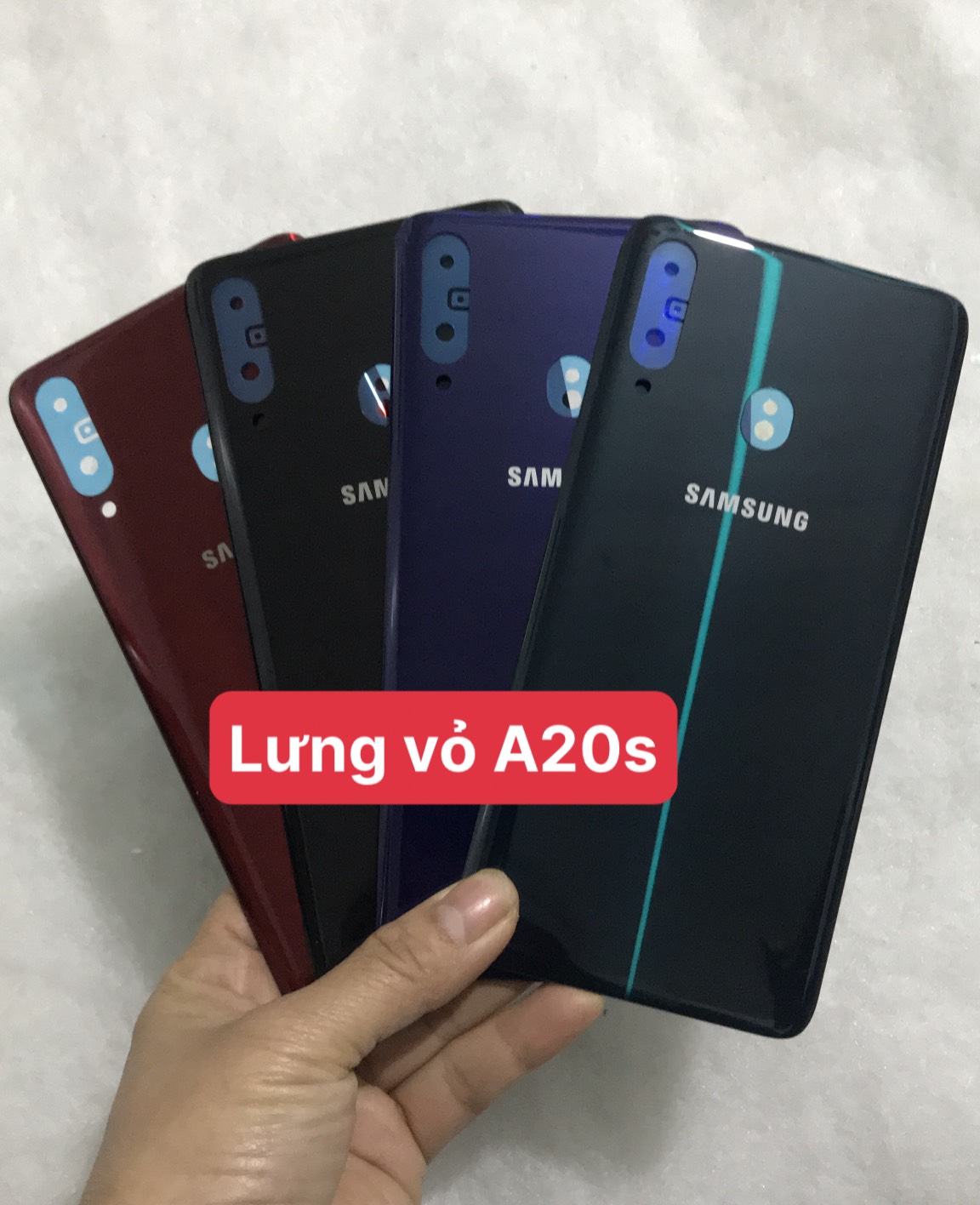 Nắp lưng samsung A20s (zin)