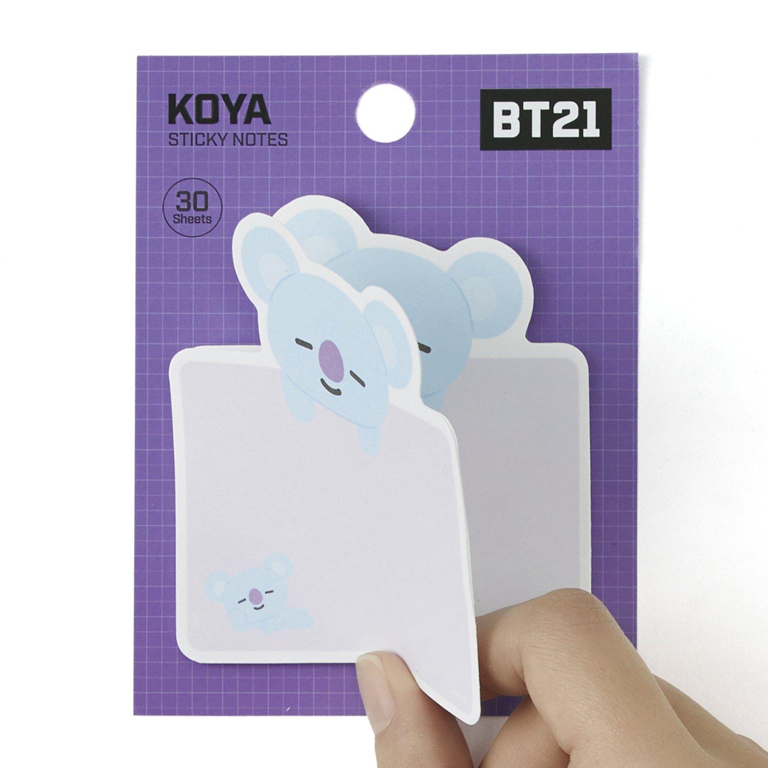 Giấy Note BT 21 BTS-Đầy đủ các thành viên