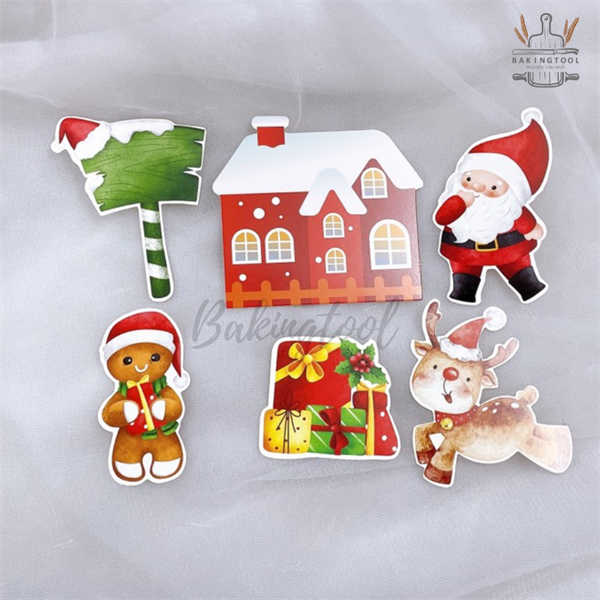 Que cắm giấy noel