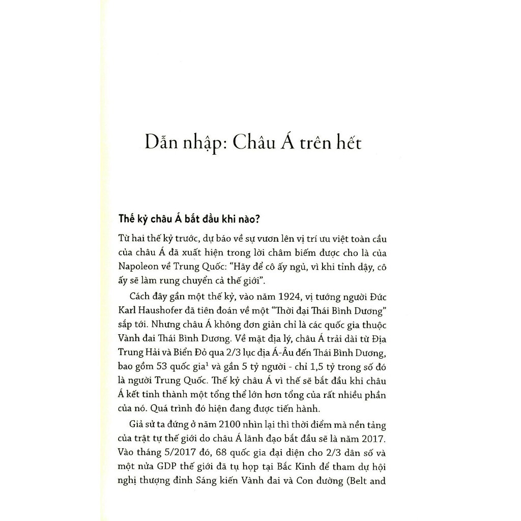 Tương Lai Thuộc Về Châu Á - Parag Khanna