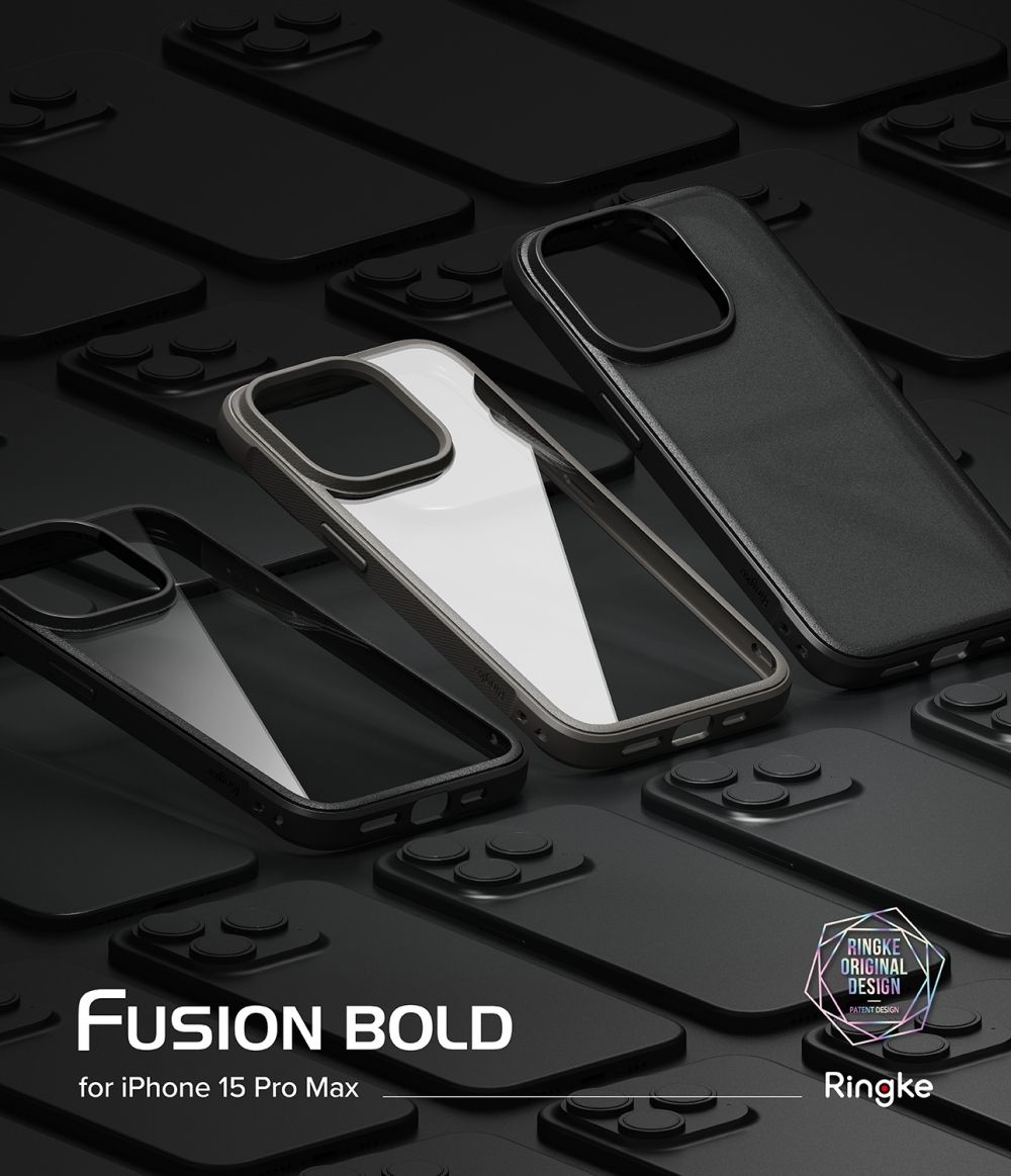 Ốp lưng Ringke Fusion Bold Hàn Quốc cho iPhone 15 Pro Max / 15 Pro / 15 Plus / 15