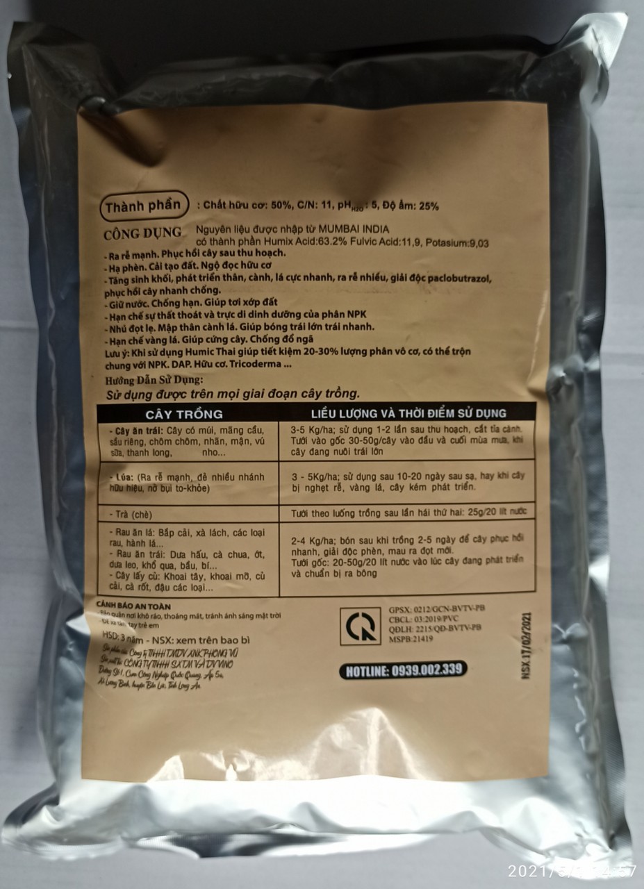 Phân bón Roots2 Thái Lan - Túi 5Kg