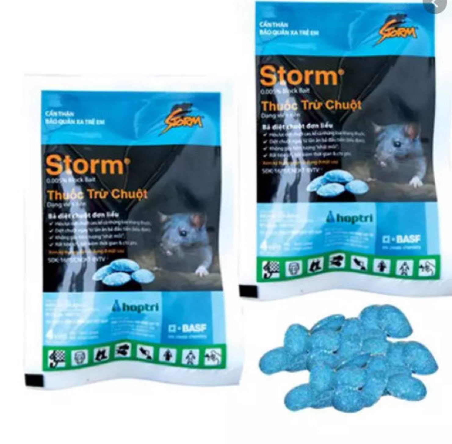 5 gói Thuốc diệt chuột Storm (20 viên/gói)