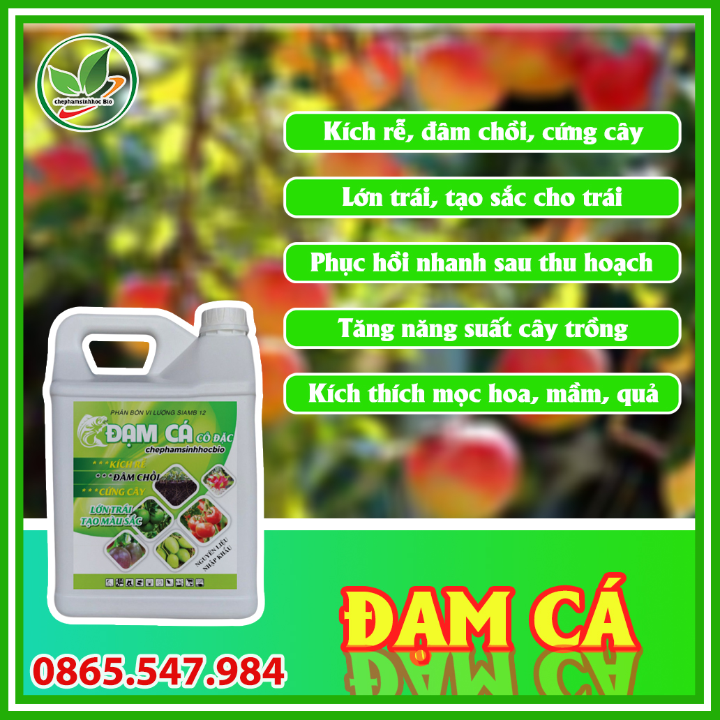 Phân đạm cá đậm đắc hữu cơ sinh học Bio. Can 5l