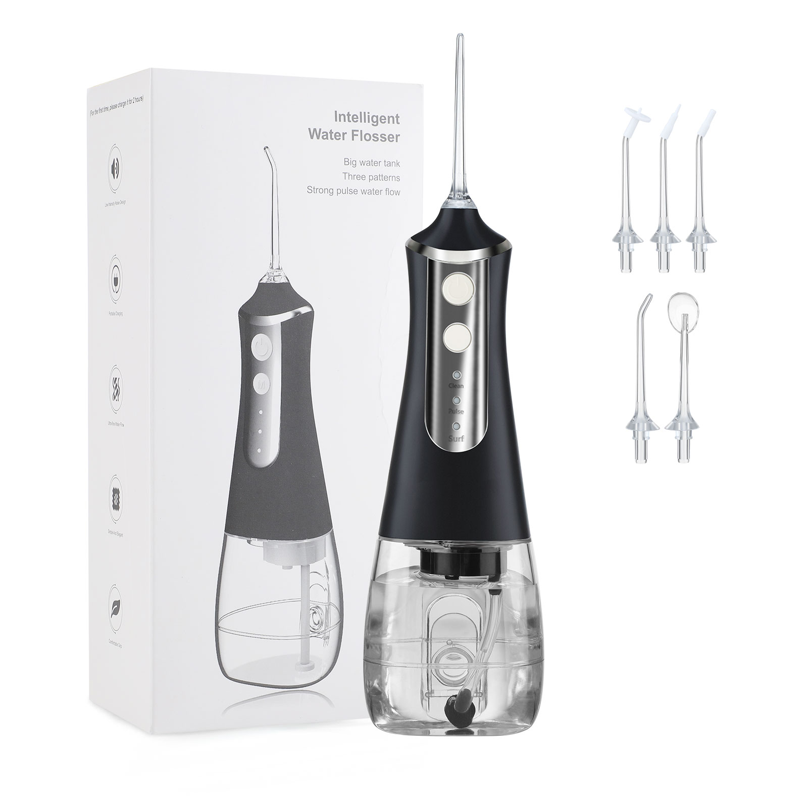 Máy tăm nước bằng điện sạc usb không thấm nước làm sạch răng tiện lợi tại nhà, du lịch Hailicare (Sản phẩm có nhiều phiên bản lựa chọn, vui lòng chọn đúng sản phẩm cần mua)  - INTL