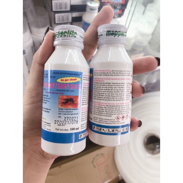 [ Thuốc diệt muỗi MAP PERMETHRIN 50EC - 100ml ]