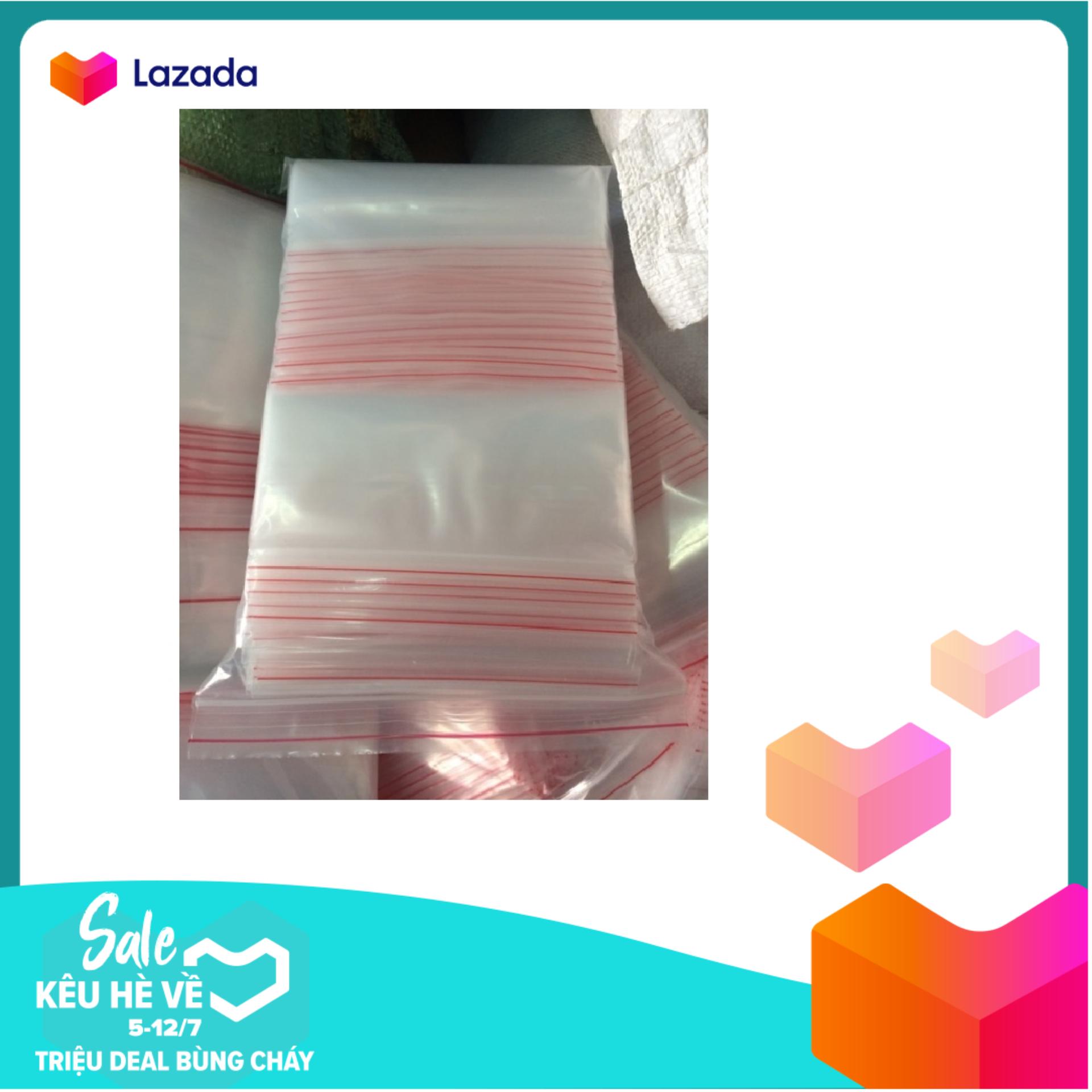 [HCM]TÚI ZIP SỌC ĐỎ SIZE lớn 40x60cm [1kg]