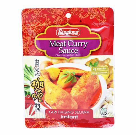 SỐT CÀ RI MEAT CURRY SAUCE SINGLONG 120G