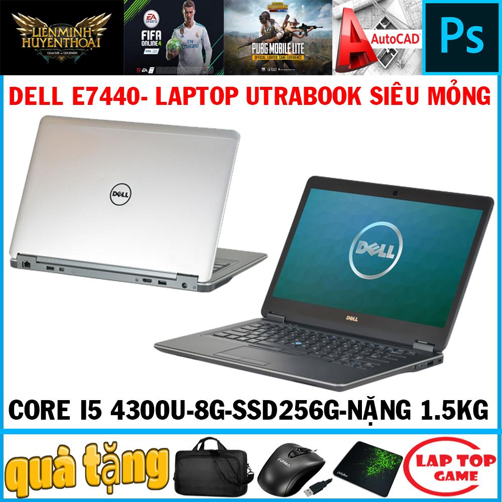 [Trả góp 0%]Dell Latitude E7440 siêu mỏng- Core i5-4300U8G SSD...